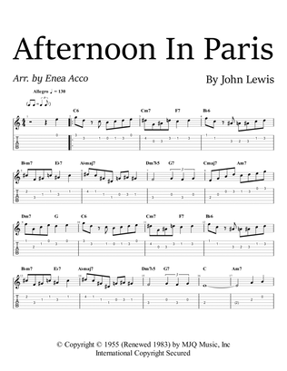 Afternoon In Paris