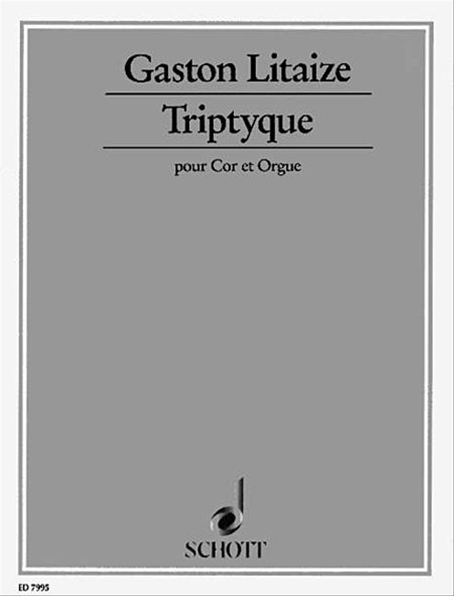 Triptyque Horn And Organ