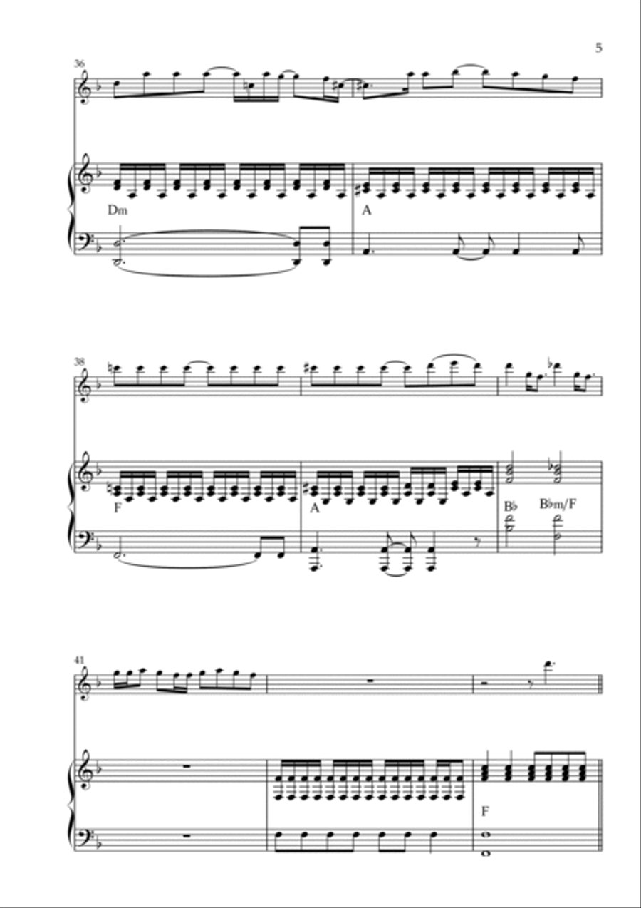Vampire Flute scores gallery preview page 5