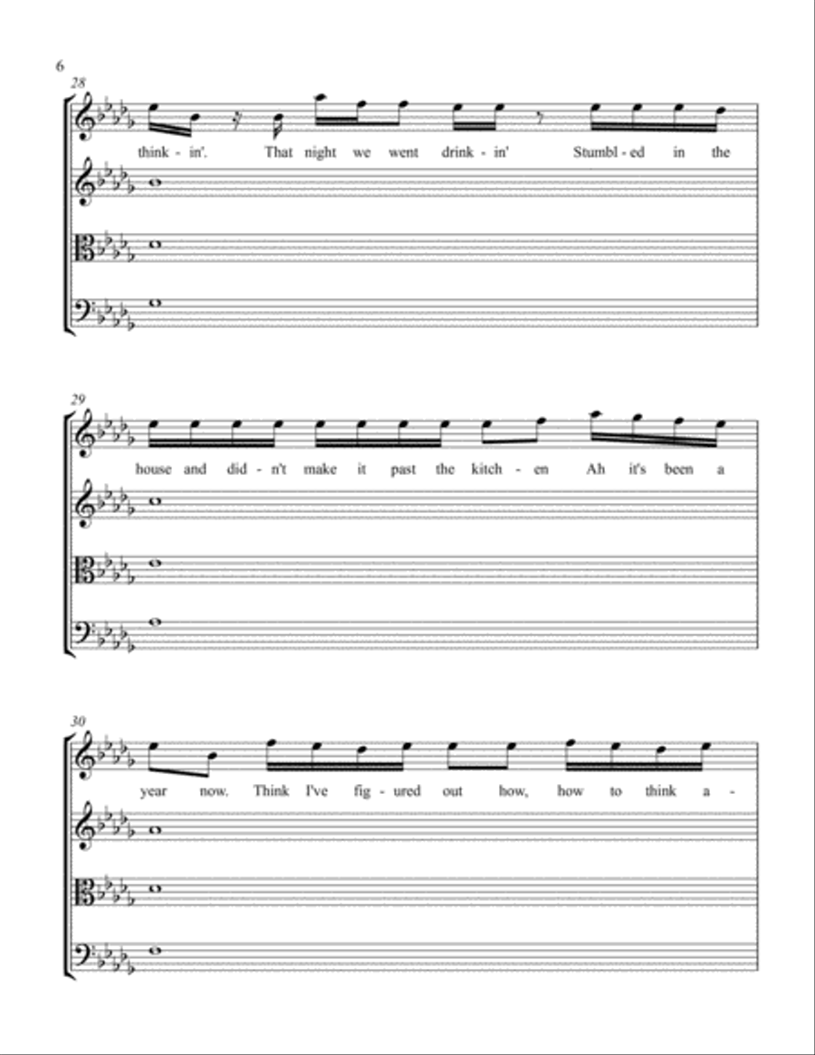 If The World Was Ending String Quartet scores gallery preview page 6