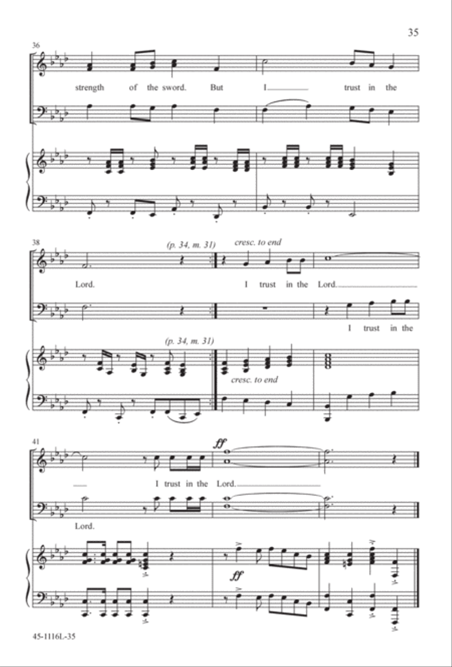 12 Anthems for about 12 Singers 3-Part scores gallery preview page 35
