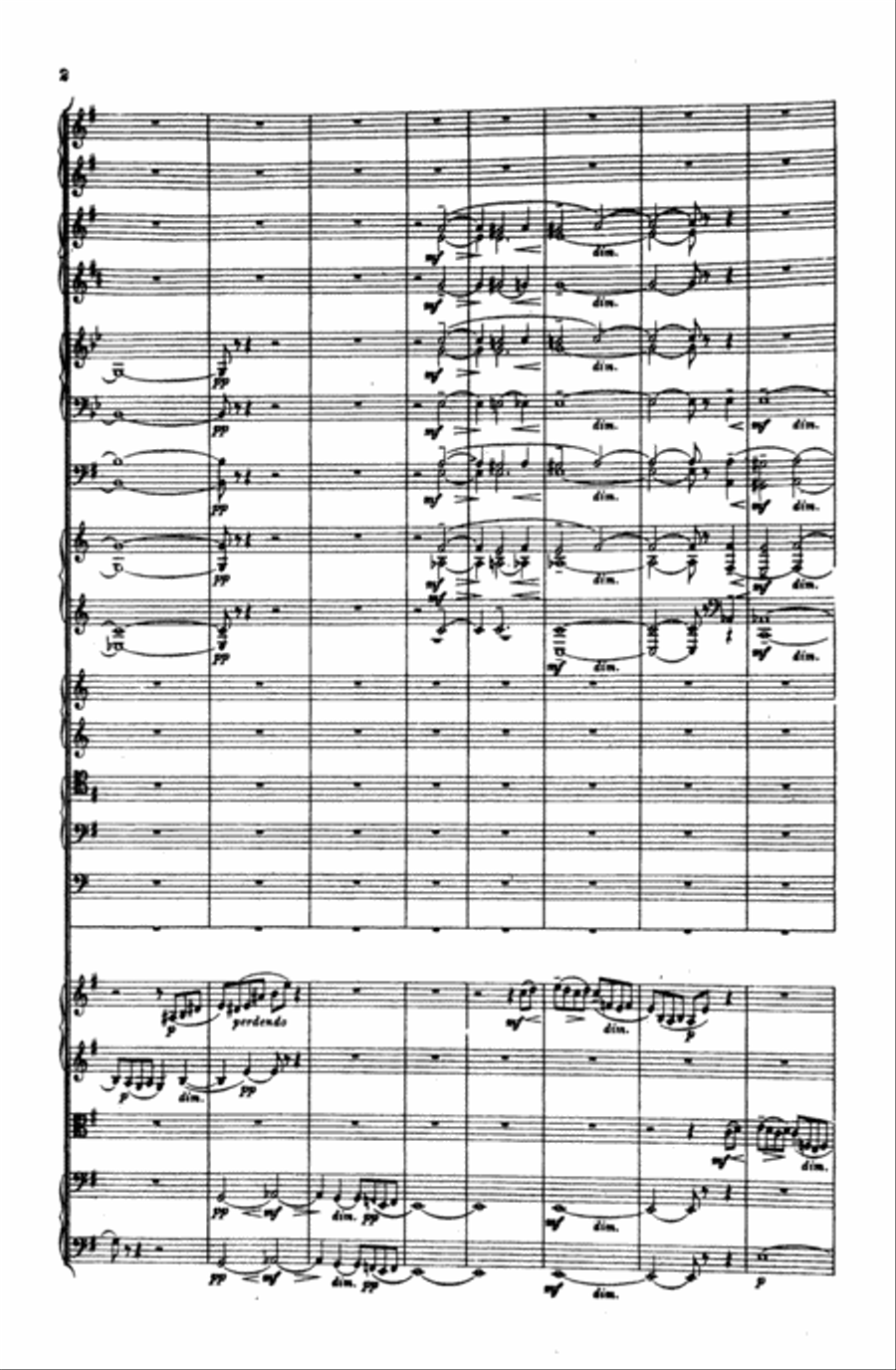 Symphony No. 2 in E Minor, Op. 27 Full Orchestra scores gallery preview page 3