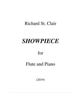 Book cover for SHOWPIECE for Flute and Piano - Score and Part