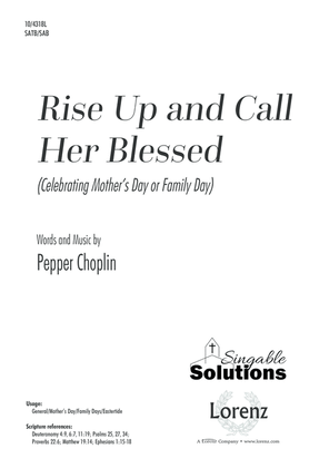 Book cover for Rise Up and Call Her Blessed