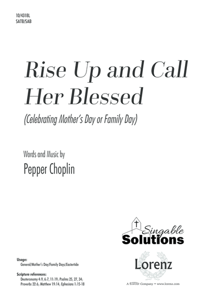 Rise Up and Call Her Blessed