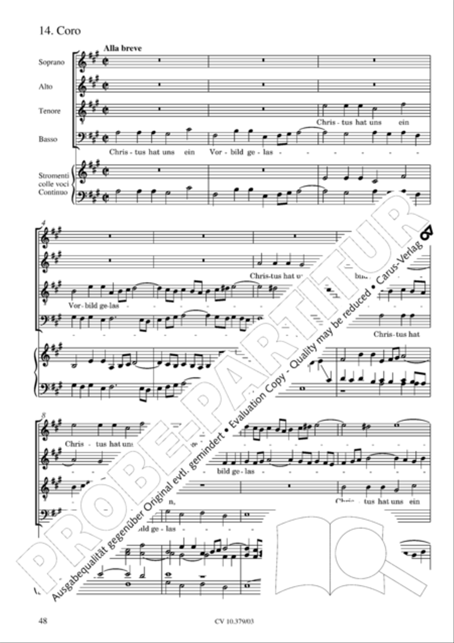 Der Tod Jesu 4-Part scores gallery preview page 49