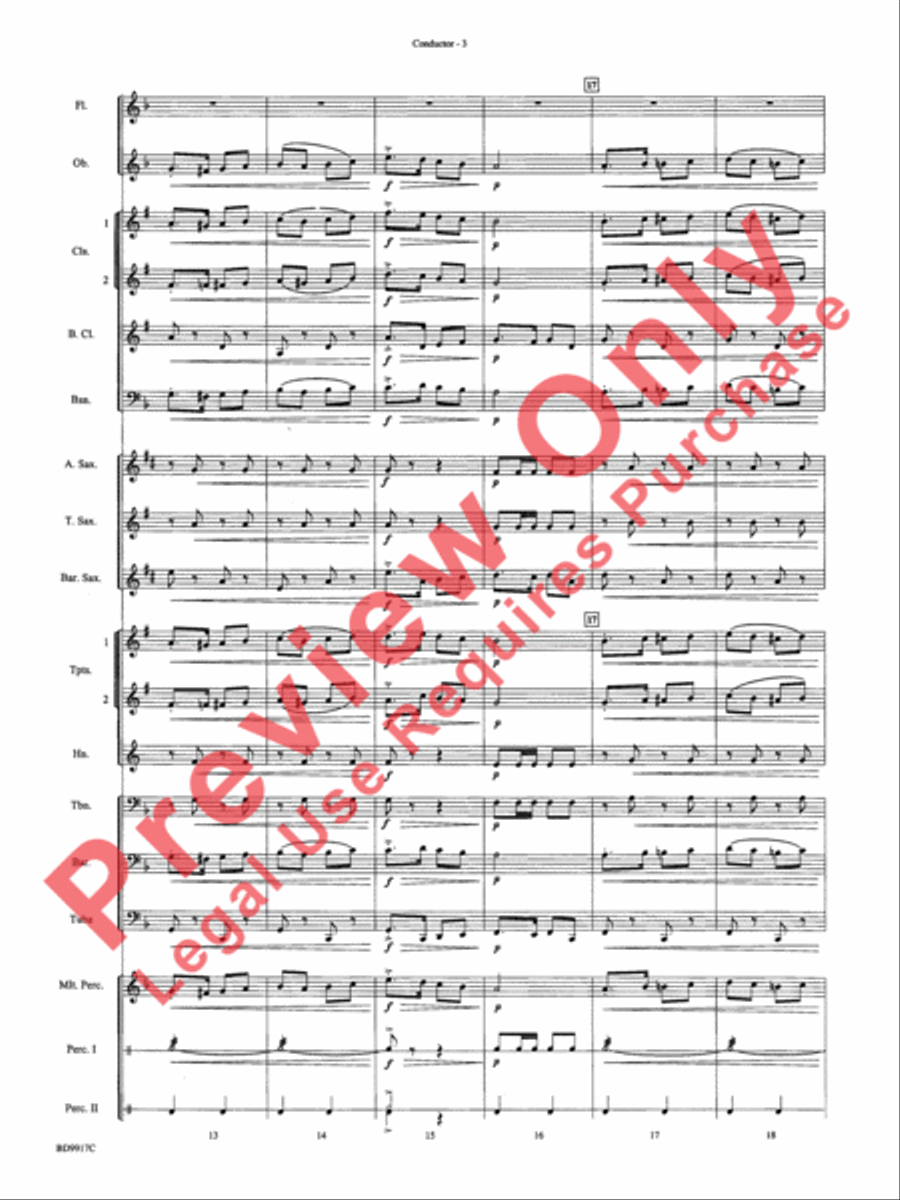 Barnum and Bailey's Favorite Concert Band scores gallery preview page 6