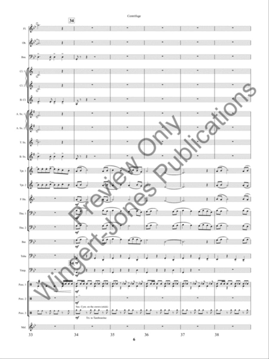 Centrifuge Centrifuge Concert Band scores gallery preview page 9
