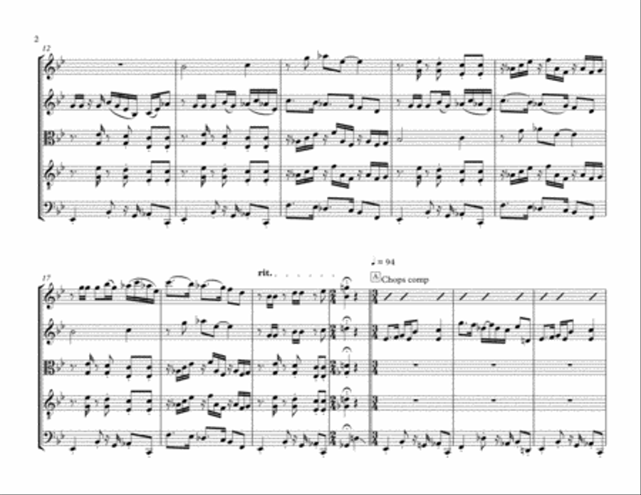 Discret String Quartet scores gallery preview page 2