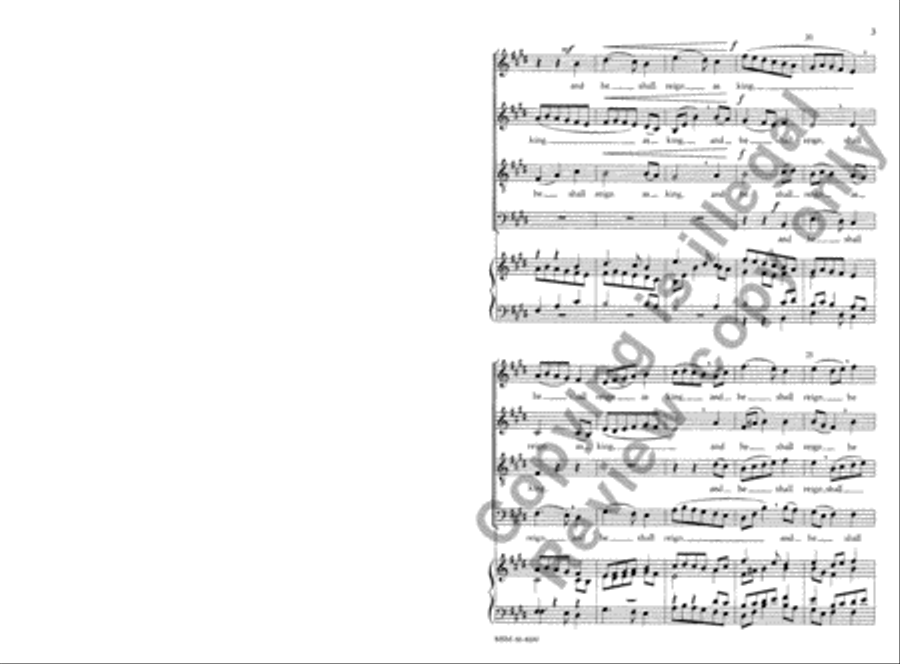 Behold, the Days Are Coming 4-Part scores gallery preview page 3