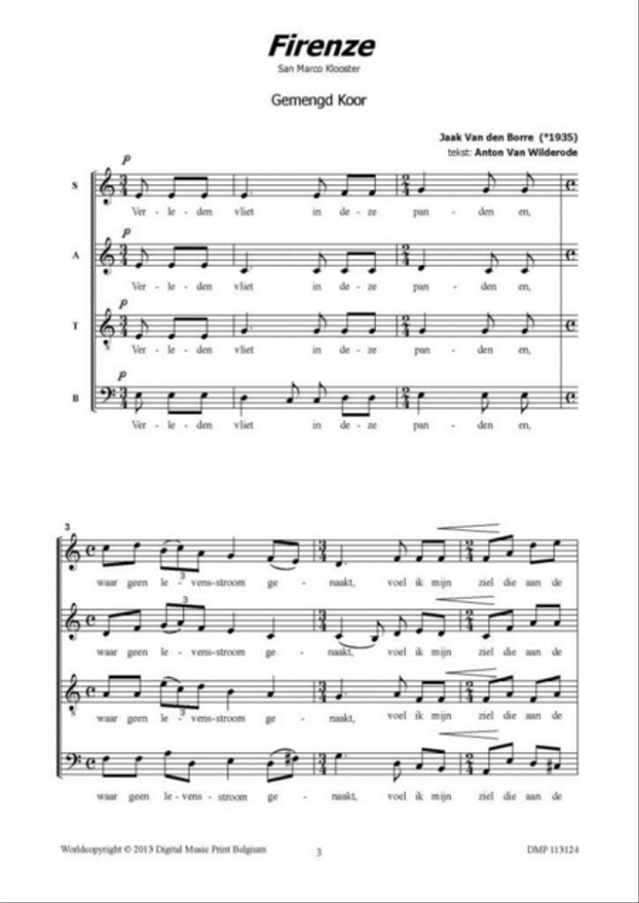 Firenze Firenze A Cappella scores gallery preview page 2