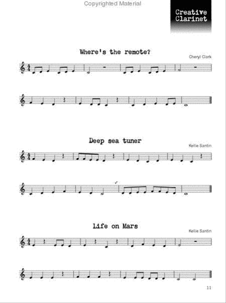 Creative Clarinet + CD Creative Clarinet + CD Clarinet scores gallery preview page 5