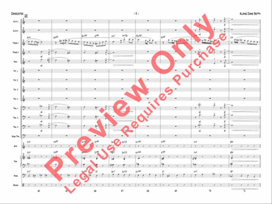 Along Came Betty Jazz Ensemble scores gallery preview page 10
