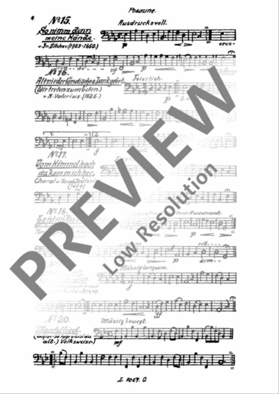 Hannovera Hannovera Trombone scores gallery preview page 7