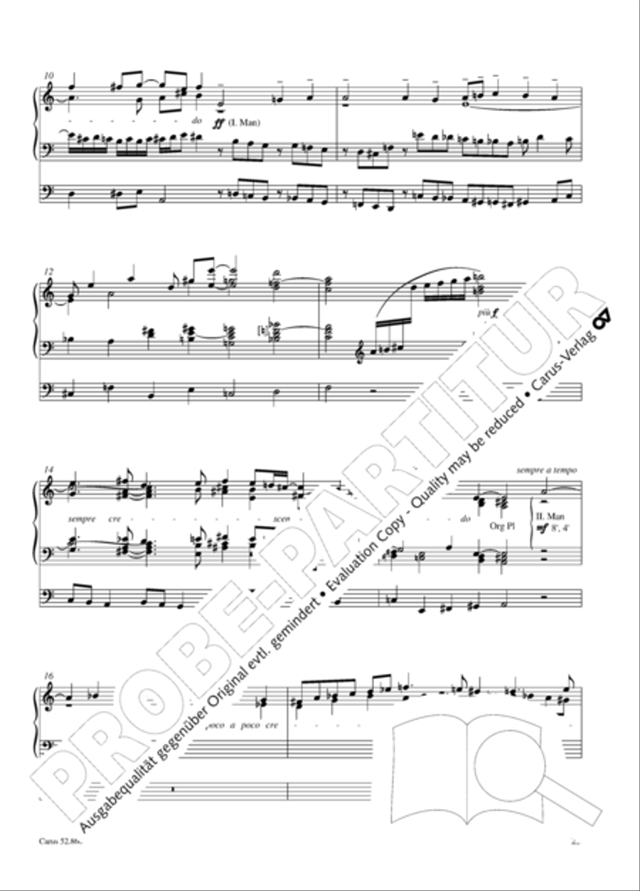 12 Stucke, Op. 59 Heft 2 Organ Solo scores gallery preview page 25