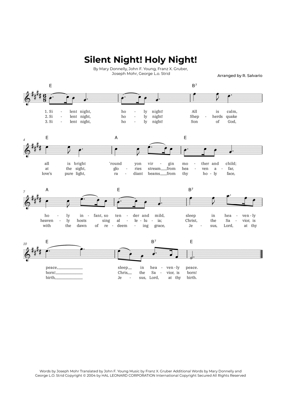 Silent night piano keys hot sale