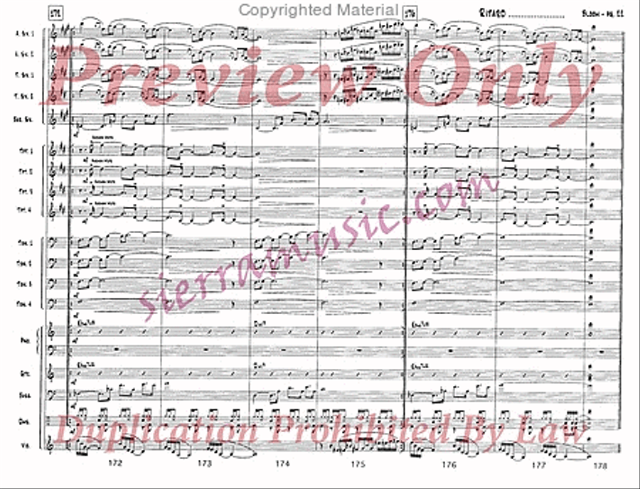 Bloom Jazz Ensemble scores gallery preview page 23