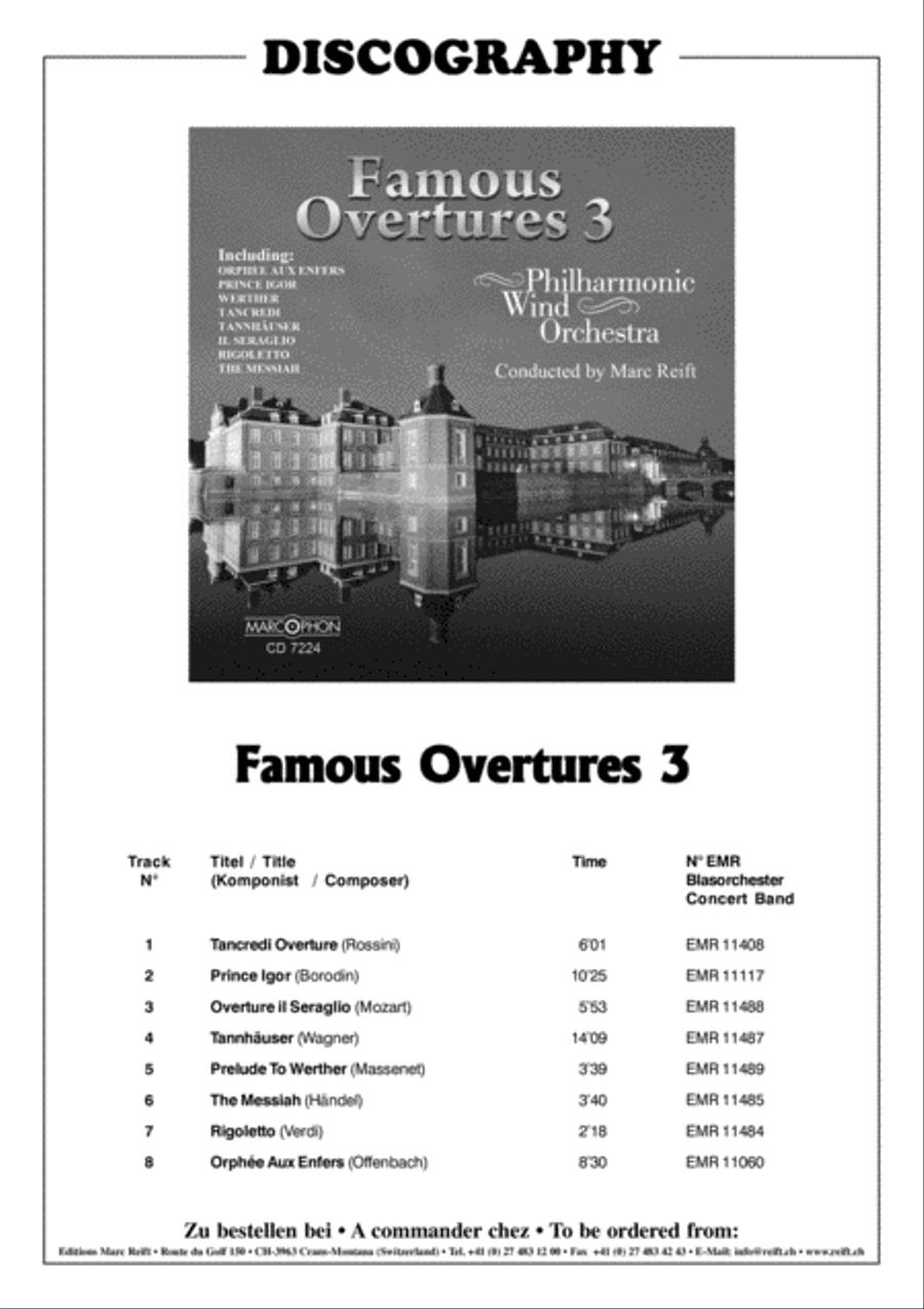 Prelude To Werther Concert Band scores gallery preview page 3
