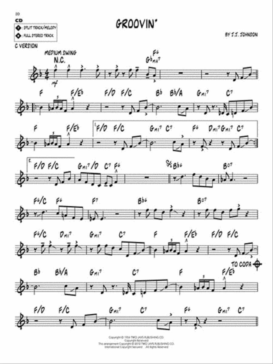 J.J. Johnson J.J. Johnson C Instrument scores gallery preview page 4