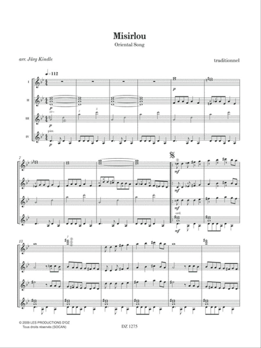 Misirlou Guitar Ensemble scores gallery preview page 2