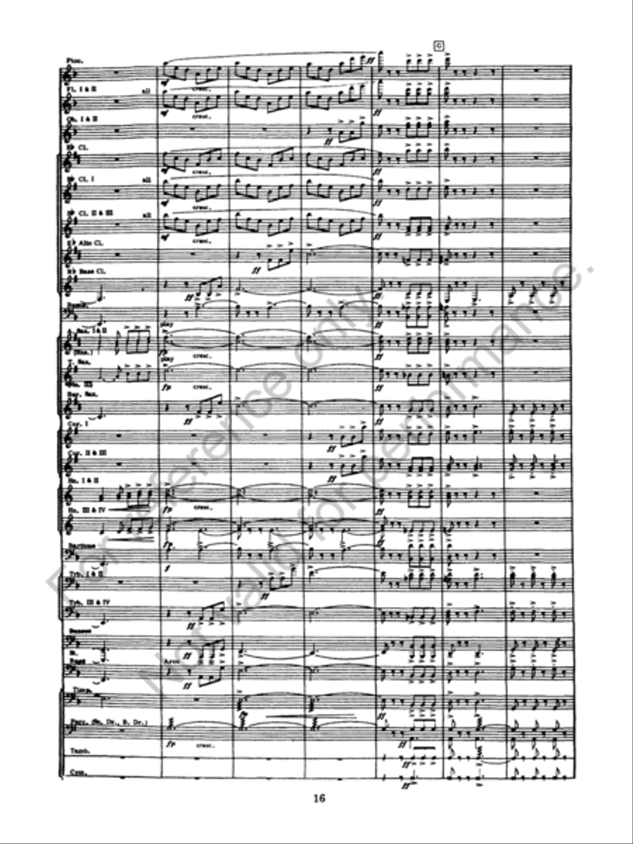 Incidental Suite Concert Band scores gallery preview page 17