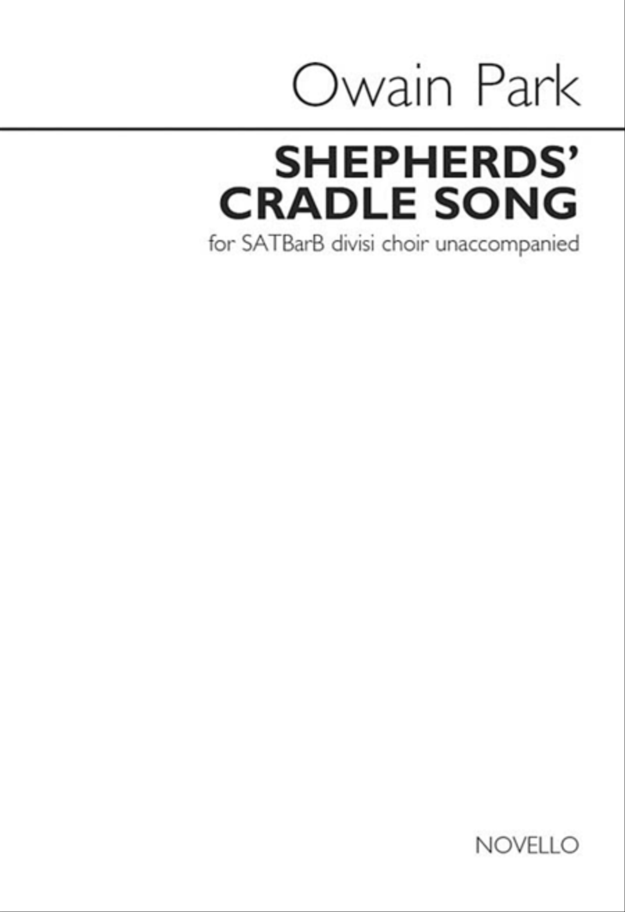 Shepherd's Cradle Song A Cappella scores gallery preview page 1