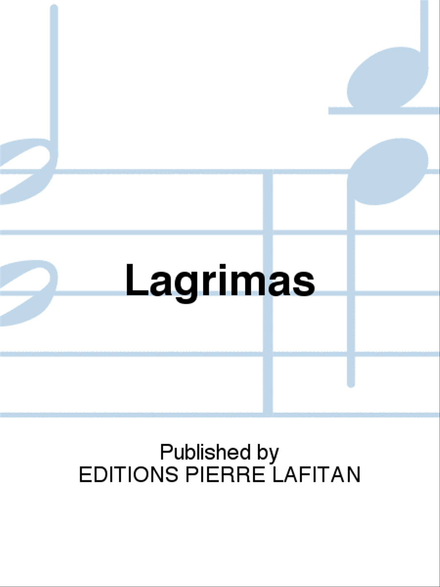 Lagrimas Lagrimas Piano Solo scores gallery preview page 1
