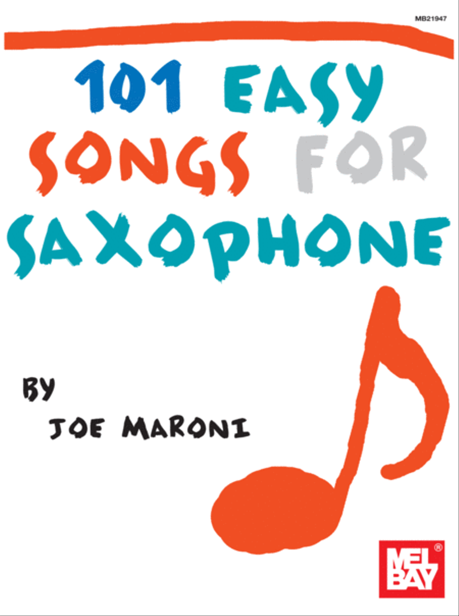 101 Easy Songs for Saxophone Saxophone scores gallery preview page 1