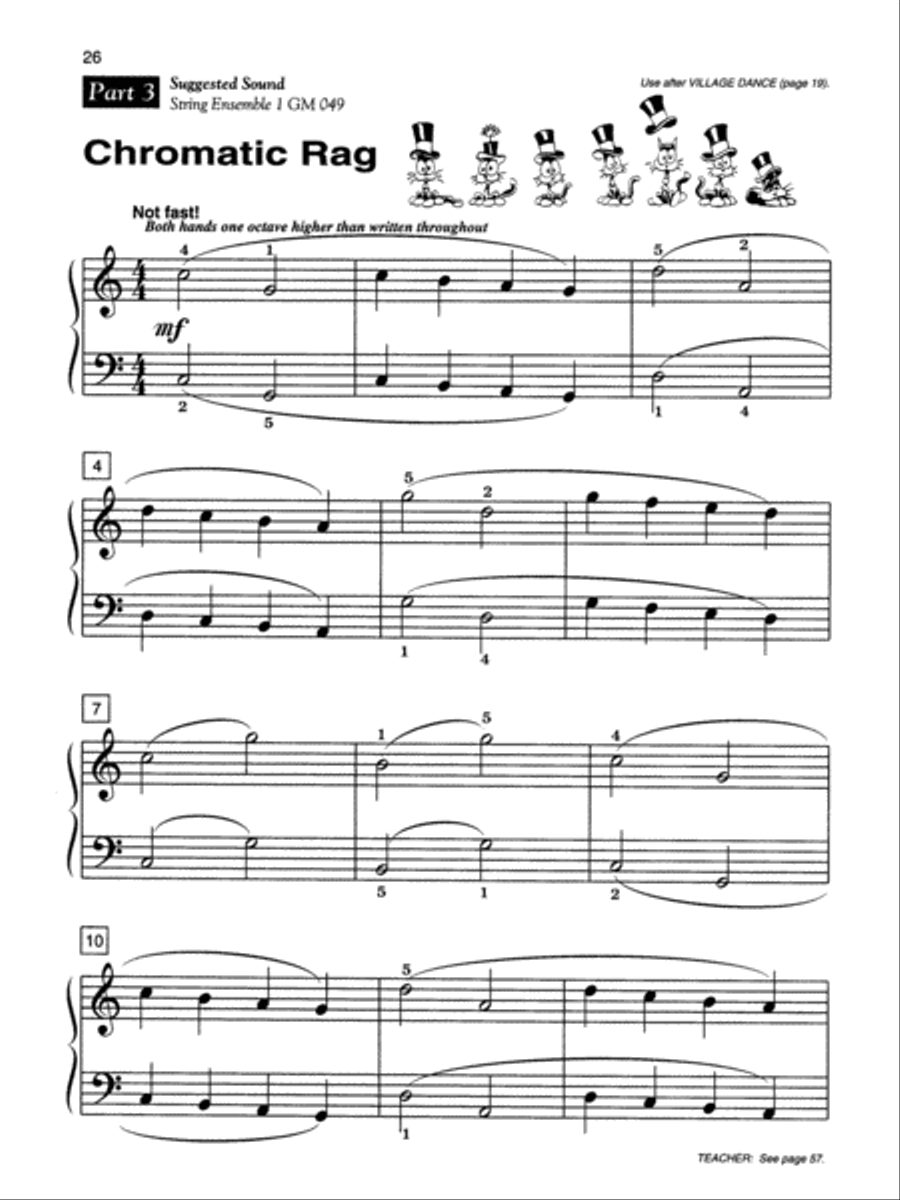 Alfred's Basic Piano Course Ensemble Book, Level 3 Piano Method scores gallery preview page 5