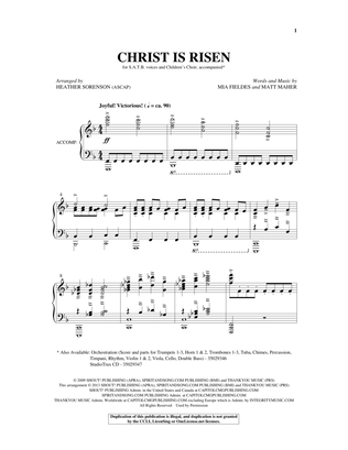 Christ Is Risen (arr. Heather Sorenson)