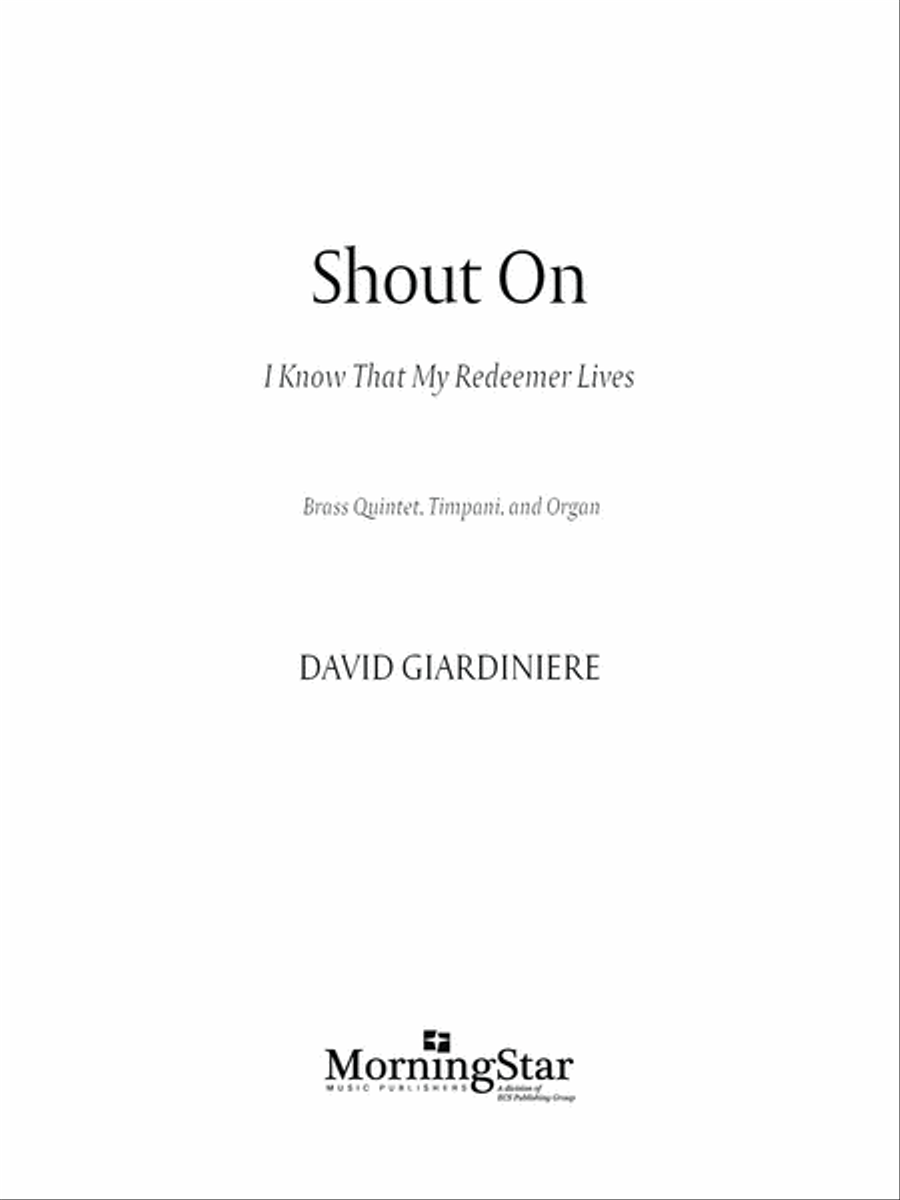 Shout On Horn scores gallery preview page 3