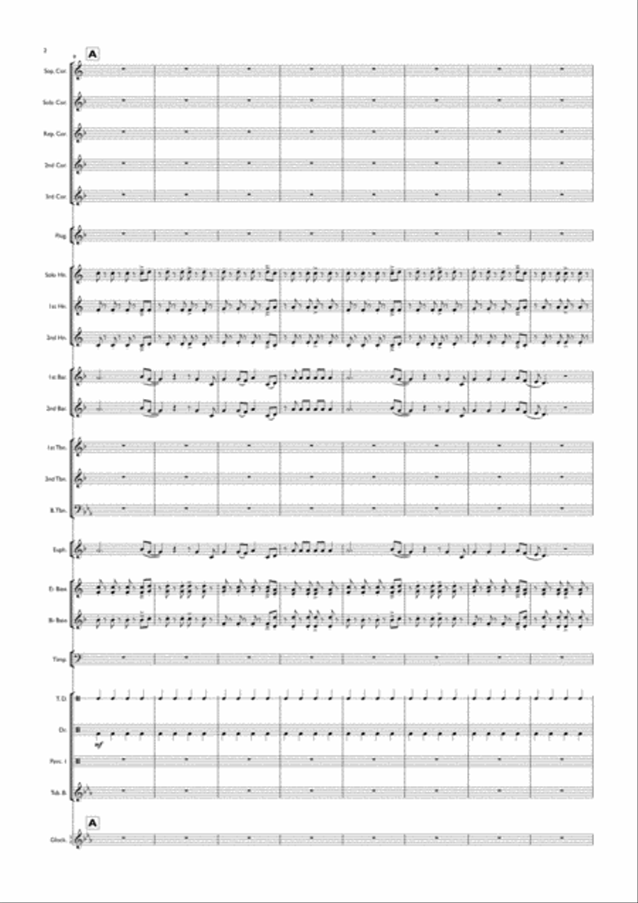 Viva La Vida Brass Ensemble scores gallery preview page 3