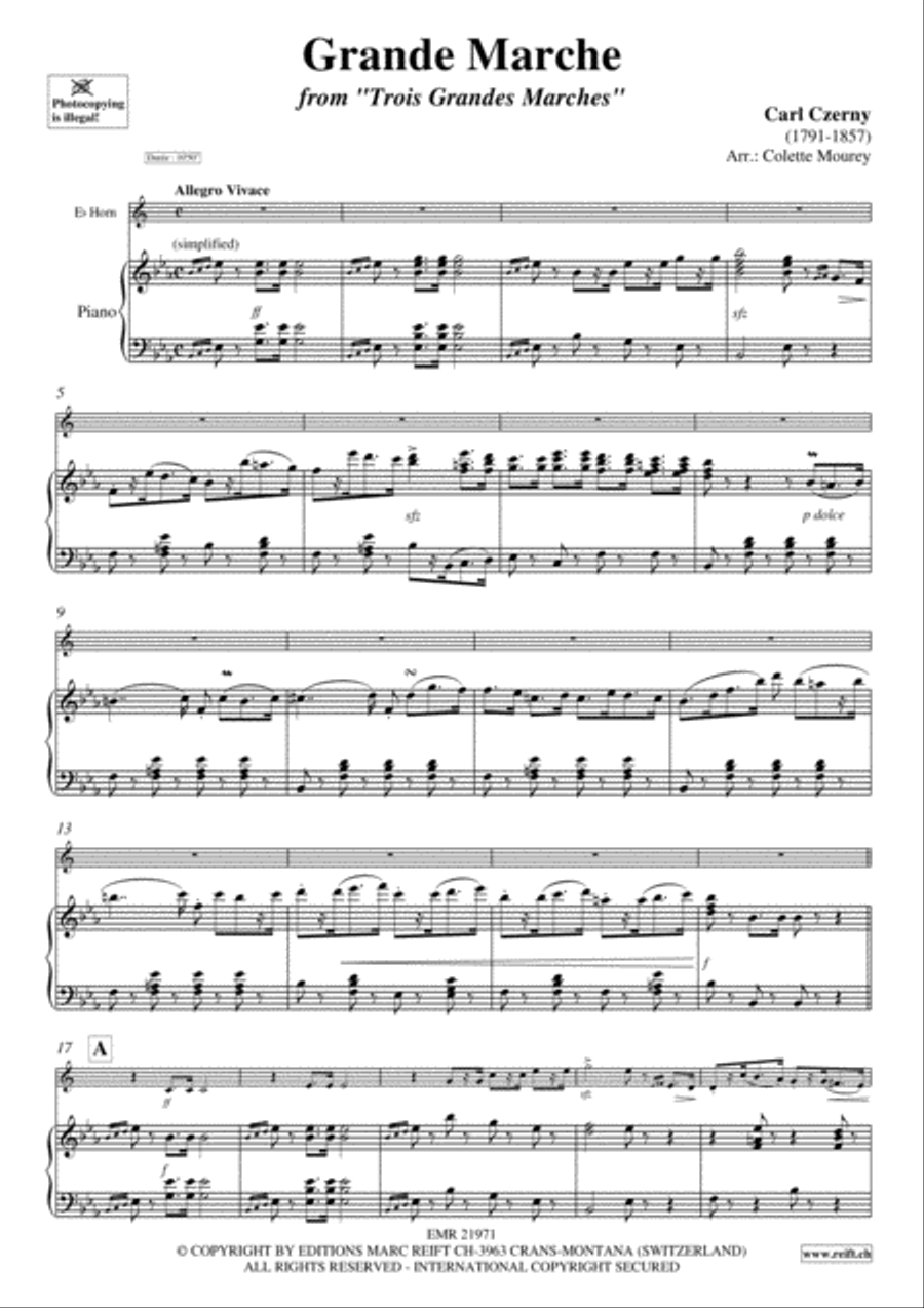 Grande Marche Horn scores gallery preview page 3