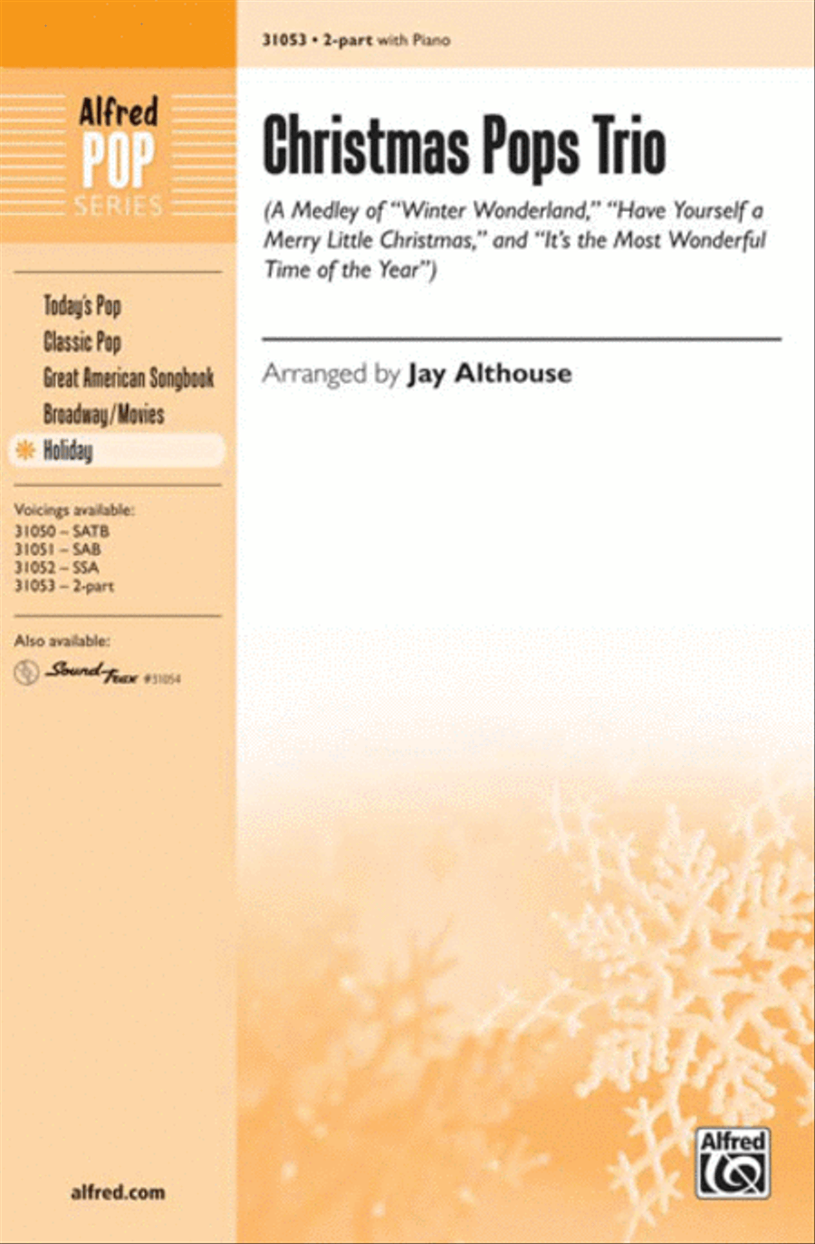 Christmas Pops Trio (A Medley) 2-Part scores gallery preview page 1