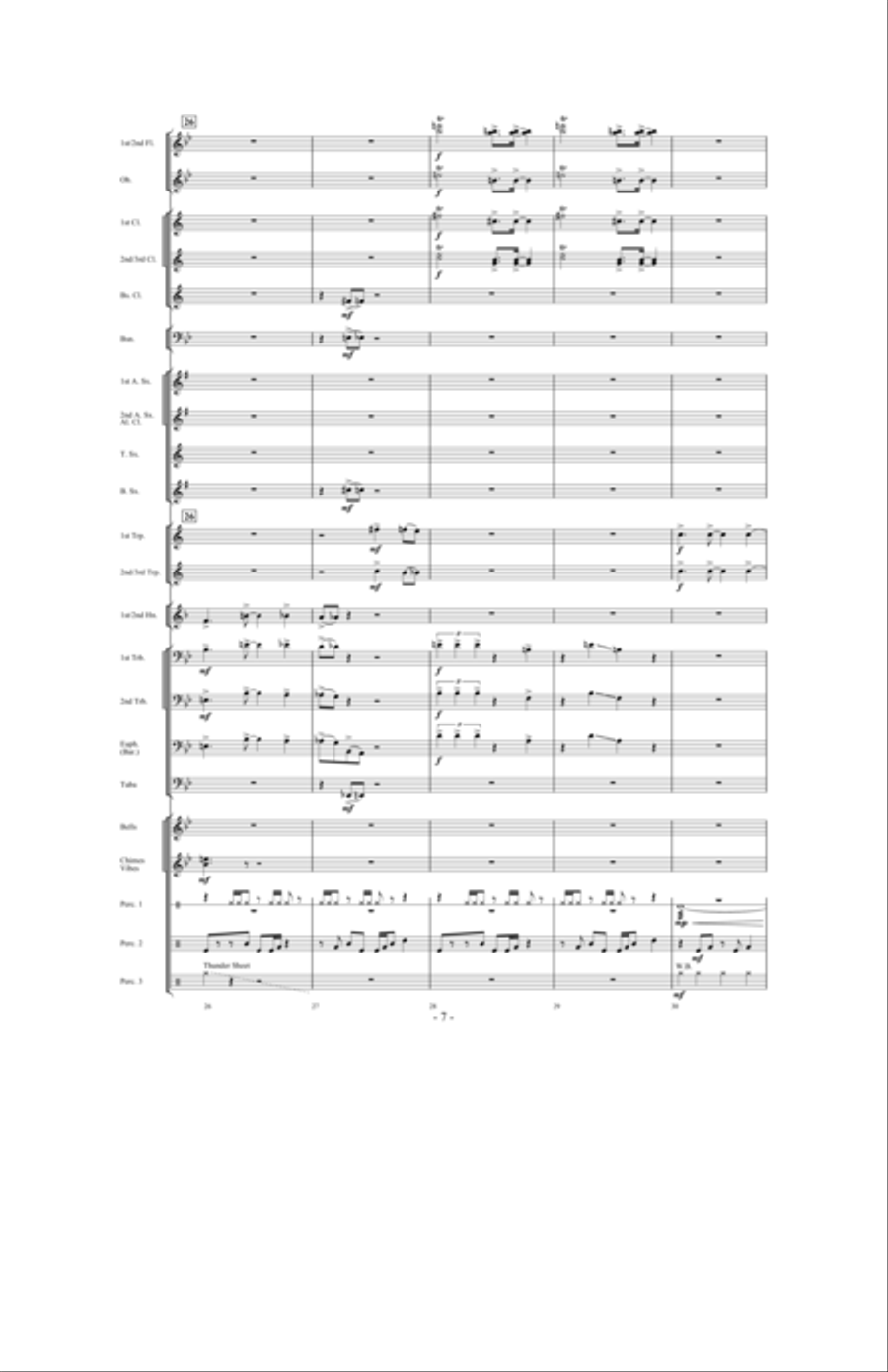 Force Majeure Concert Band scores gallery preview page 6