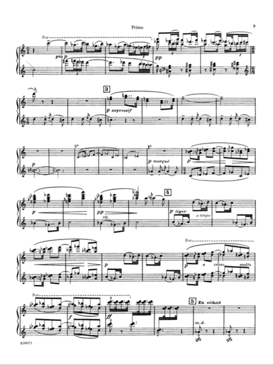 Debussy: Images (Volume I) (Transcr. Caplet) Piano Duet scores gallery preview page 6