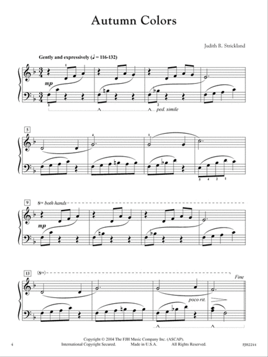 Best of In Recital Solos, Book 3 (NFMC) Piano Method scores gallery preview page 3