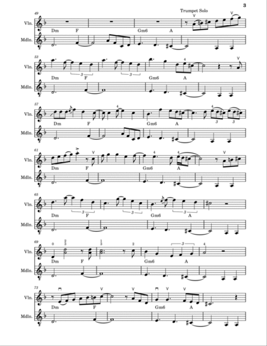 Chan Chan (chan Chan Son) String Duet scores gallery preview page 3