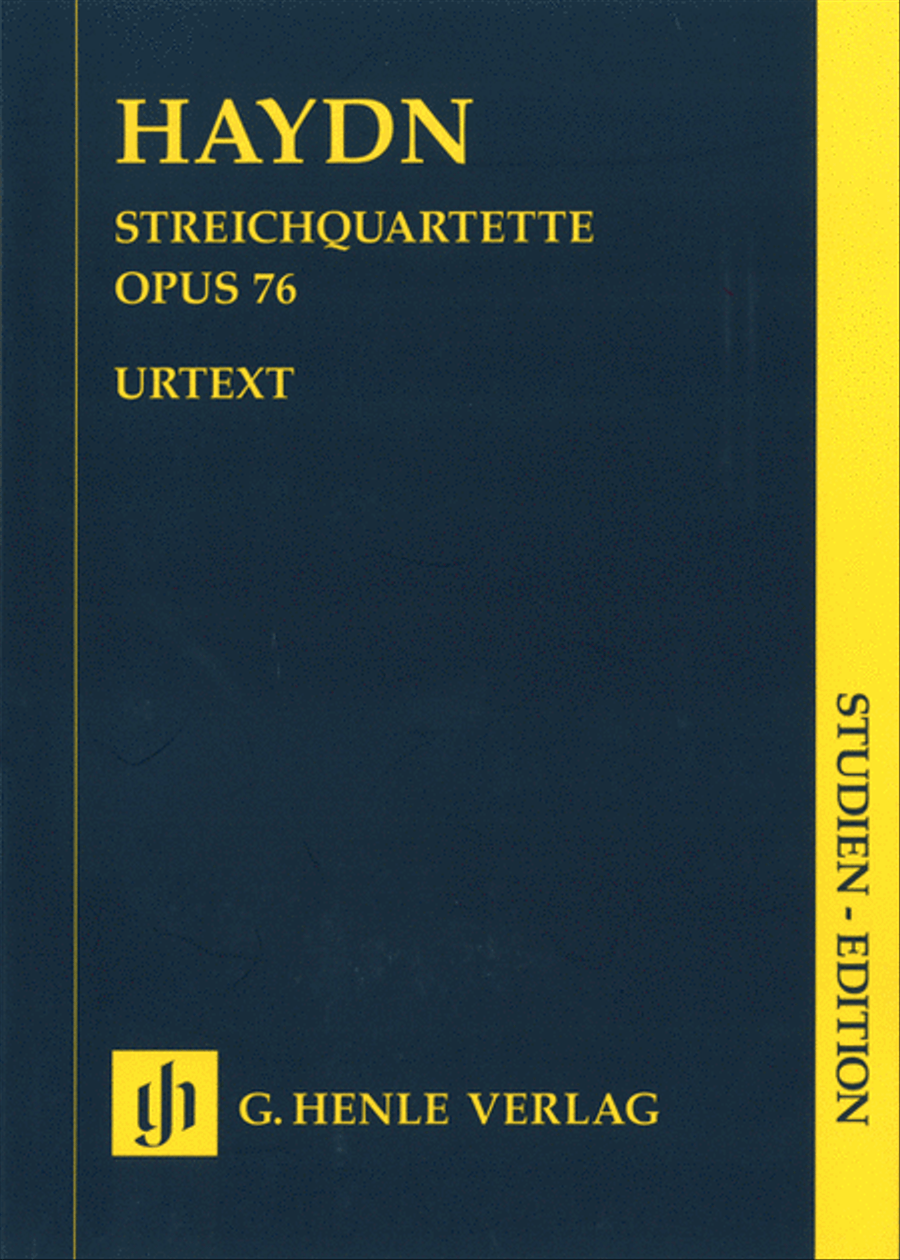 String Quartets – Volume X Op. 76 String Quartet scores gallery preview page 1