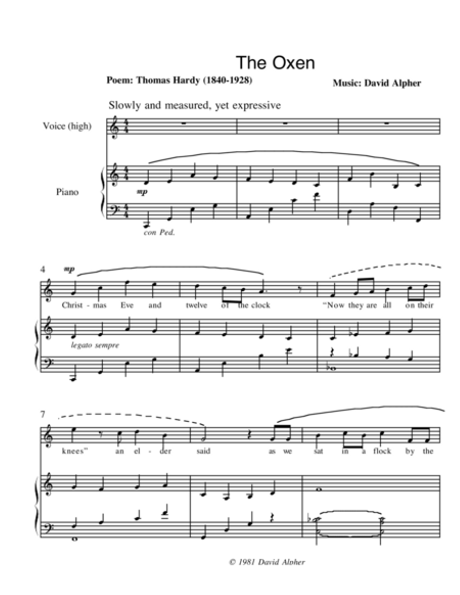 The Oxen Voice scores gallery preview page 1
