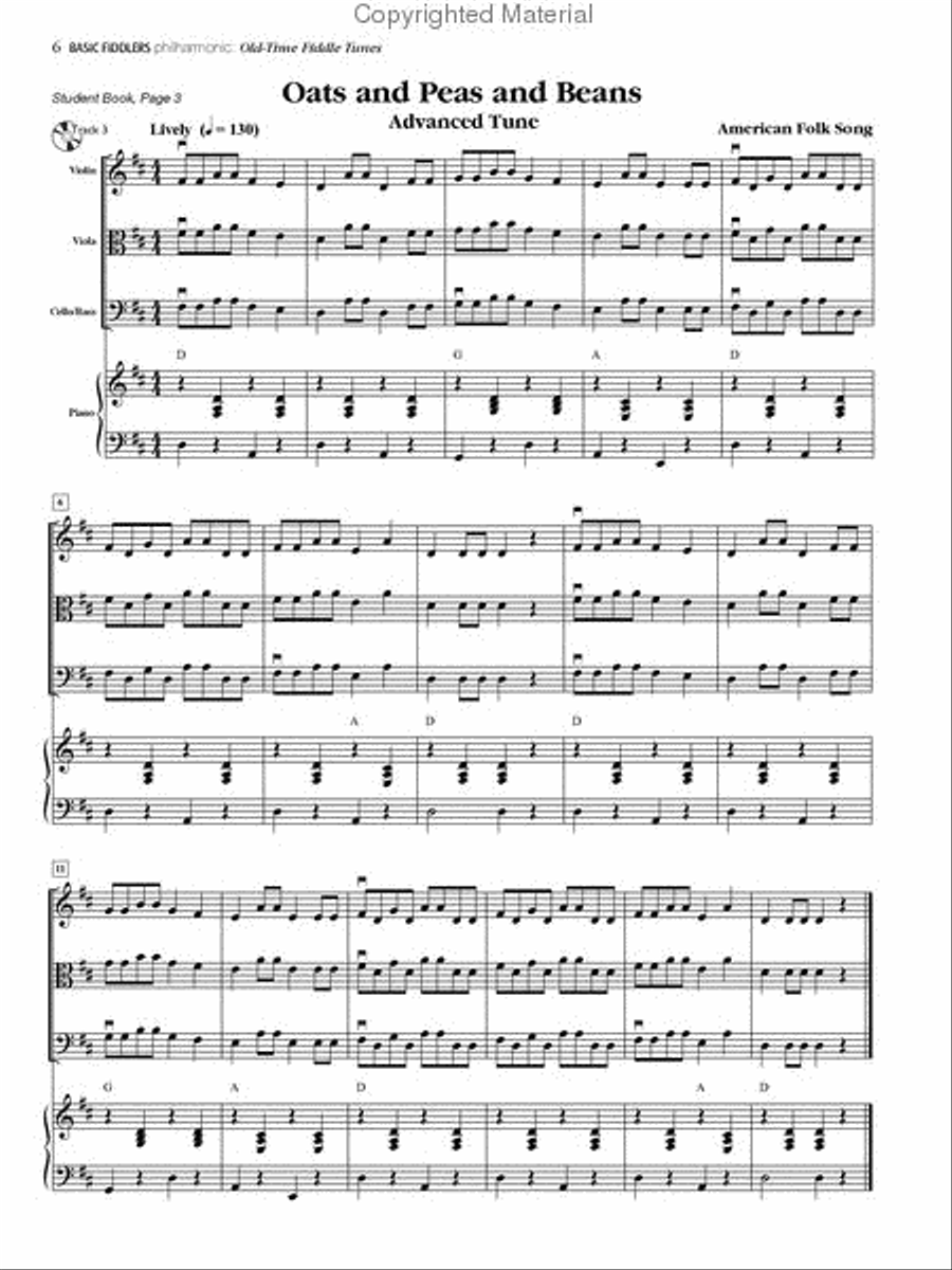 Basic Fiddlers Philharmonic Old-Time Fiddle Tunes String Orchestra scores gallery preview page 4