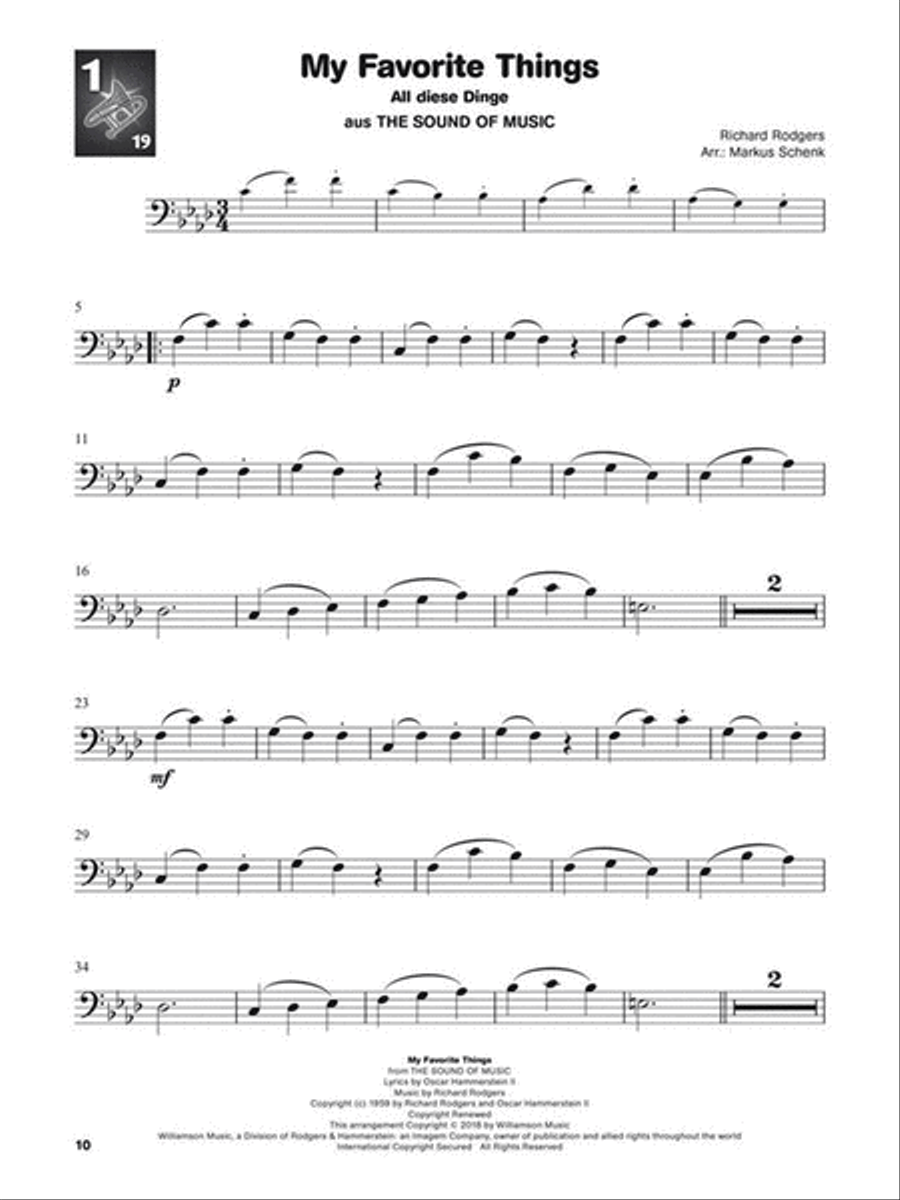 Hören, lesen & spielen - Musical-Spielbuch Trombone scores gallery preview page 2