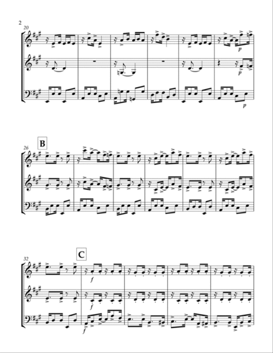 1922 1922 Woodwind Trio scores gallery preview page 5