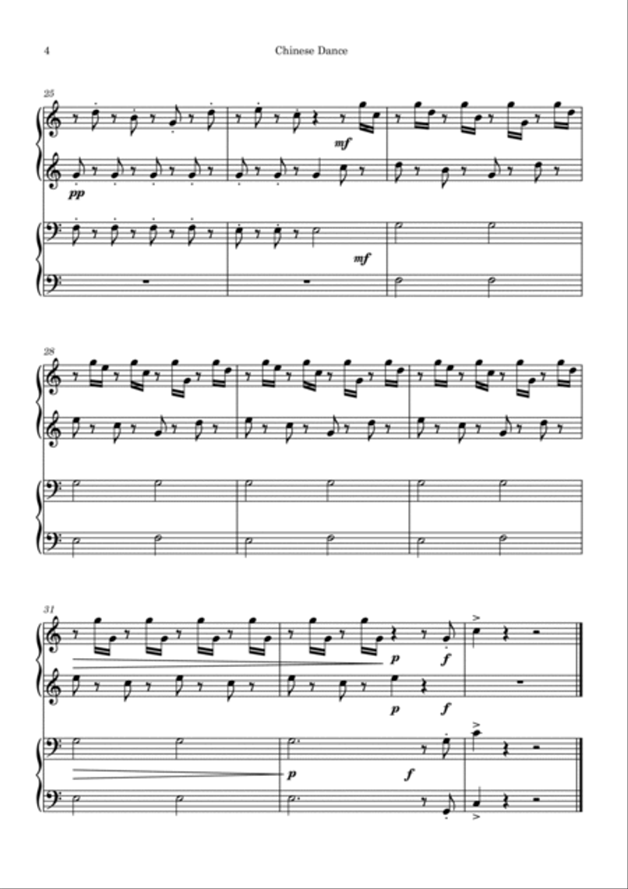 Chinese Dance Piano Method scores gallery preview page 4