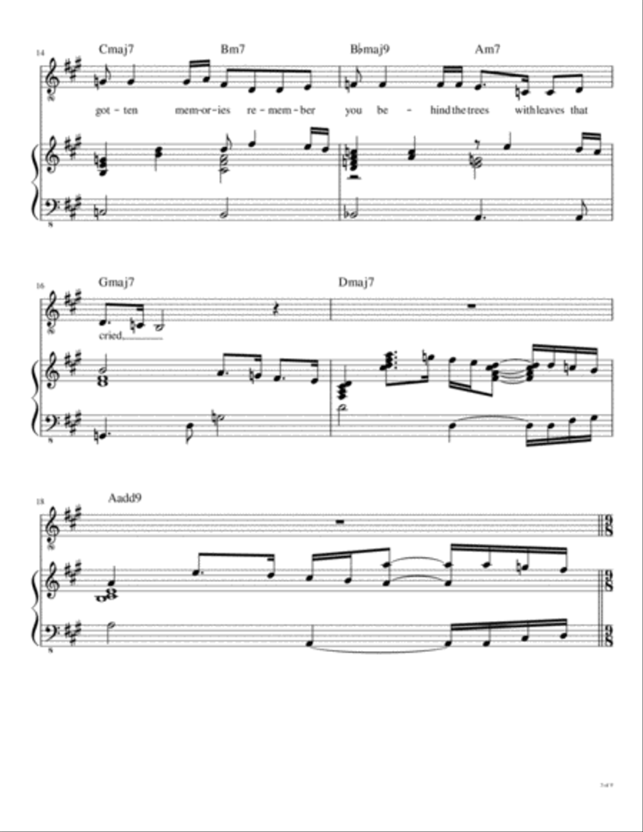 Sometimes In Winter Voice scores gallery preview page 4