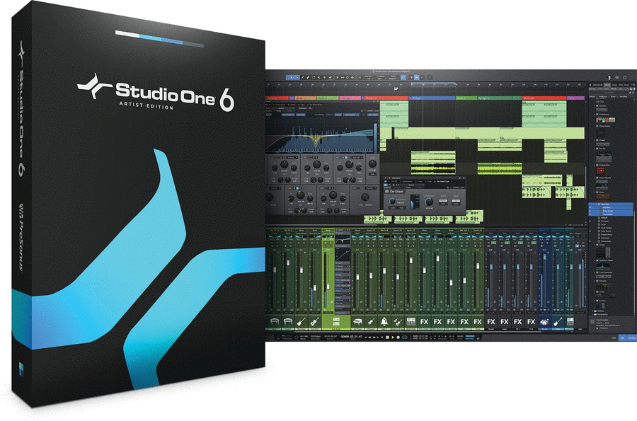 Studio One 6 Artist Download Card Musical Instruments scores gallery preview page 1