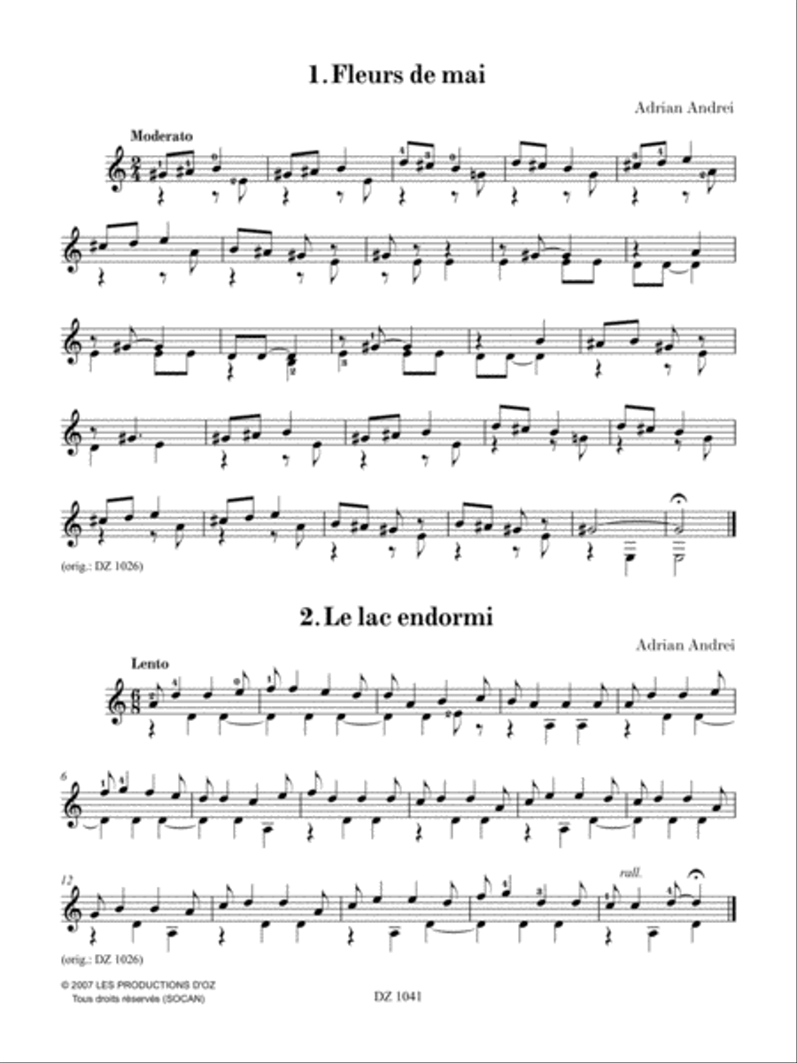La guitare dans tous ses états, vol. 1 Classical Guitar scores gallery preview page 3