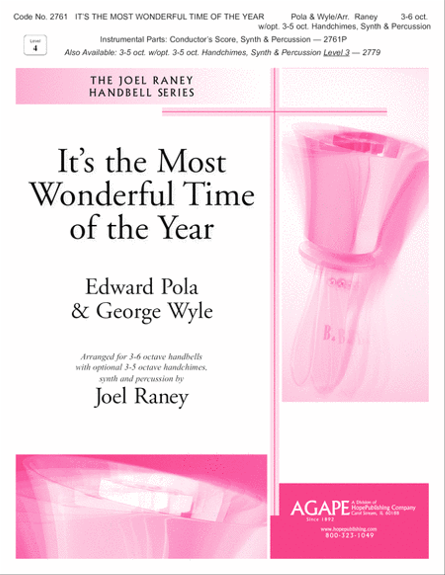 It's the Most Wonderful Time of the Year Handbell Choir scores gallery preview page 1