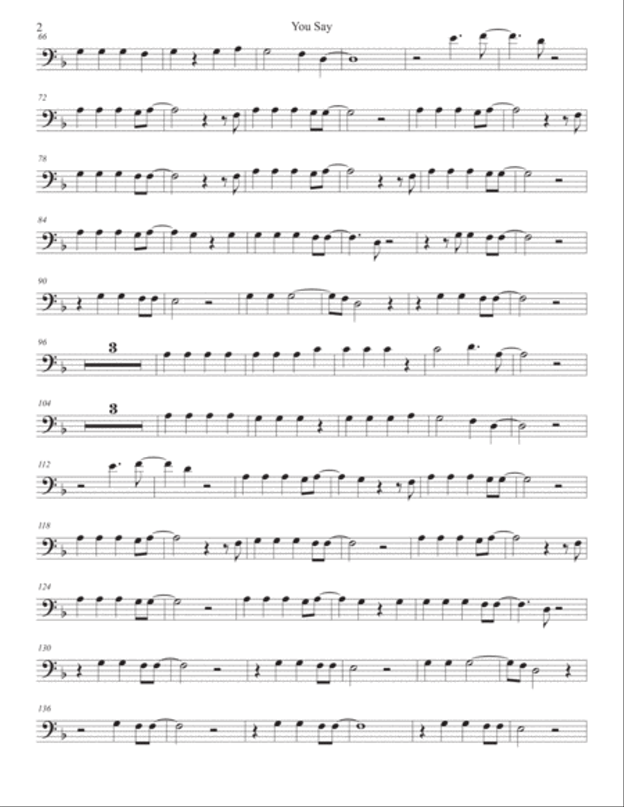 You Say You Say Euphonium scores gallery preview page 2
