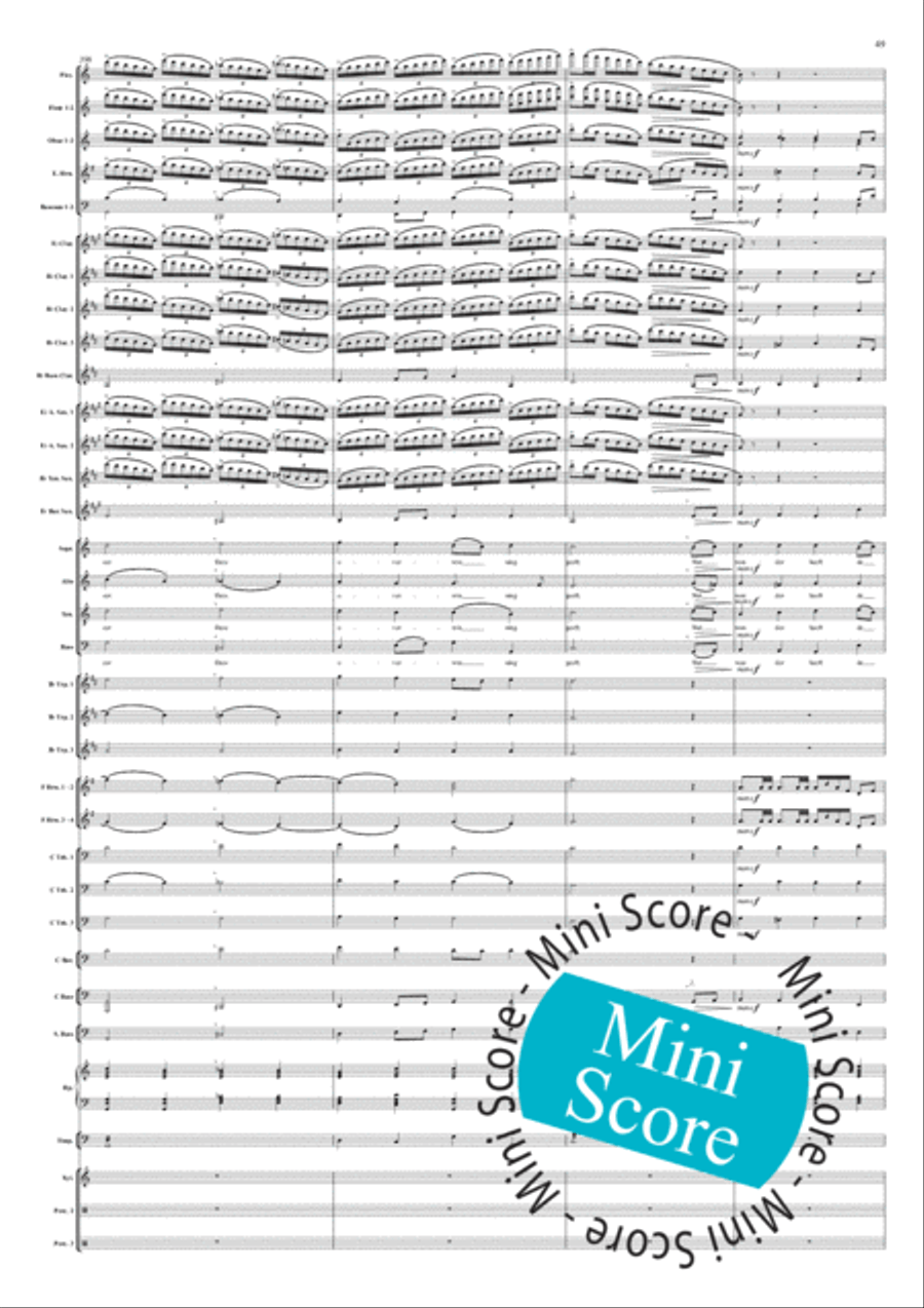 Songs of Liberation Concert Band scores gallery preview page 53